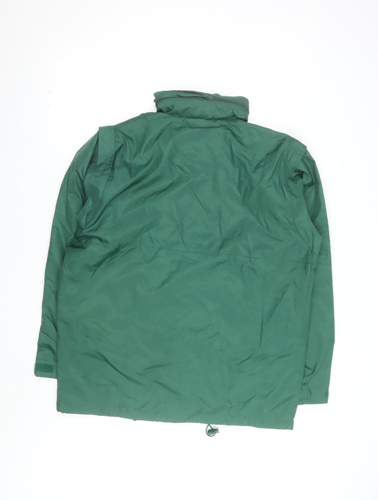 Spalding Men's Green Polyamide Parka Jacket Size M Outdoor Coat