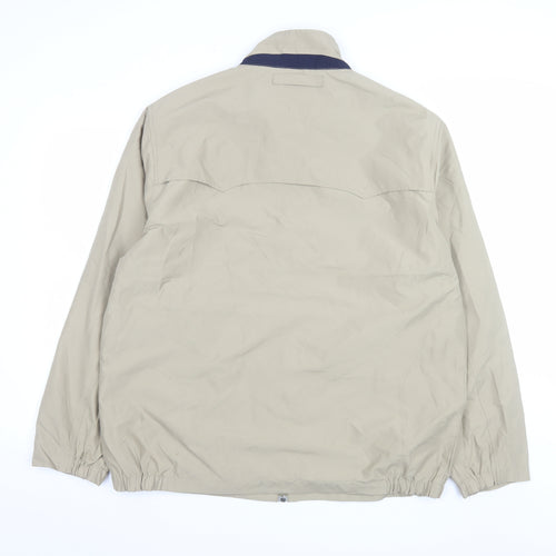 Sears Men’s Beige Full Zip Polyester Jacket Size L 44in Casual