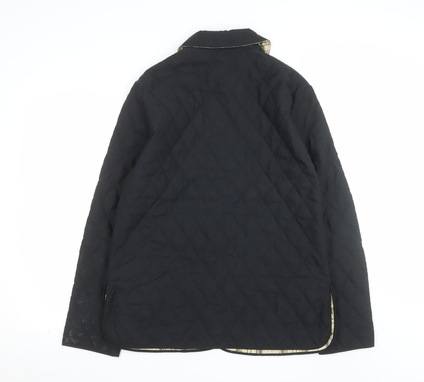 Jones New York Country Women’s Black Quilted Mid-Length Jacket S