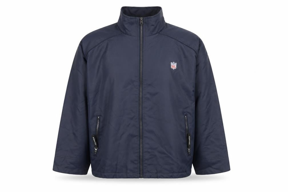 Front view of Stormtech Men's Navy XL Nylon Windbreaker Jacket with Pockets