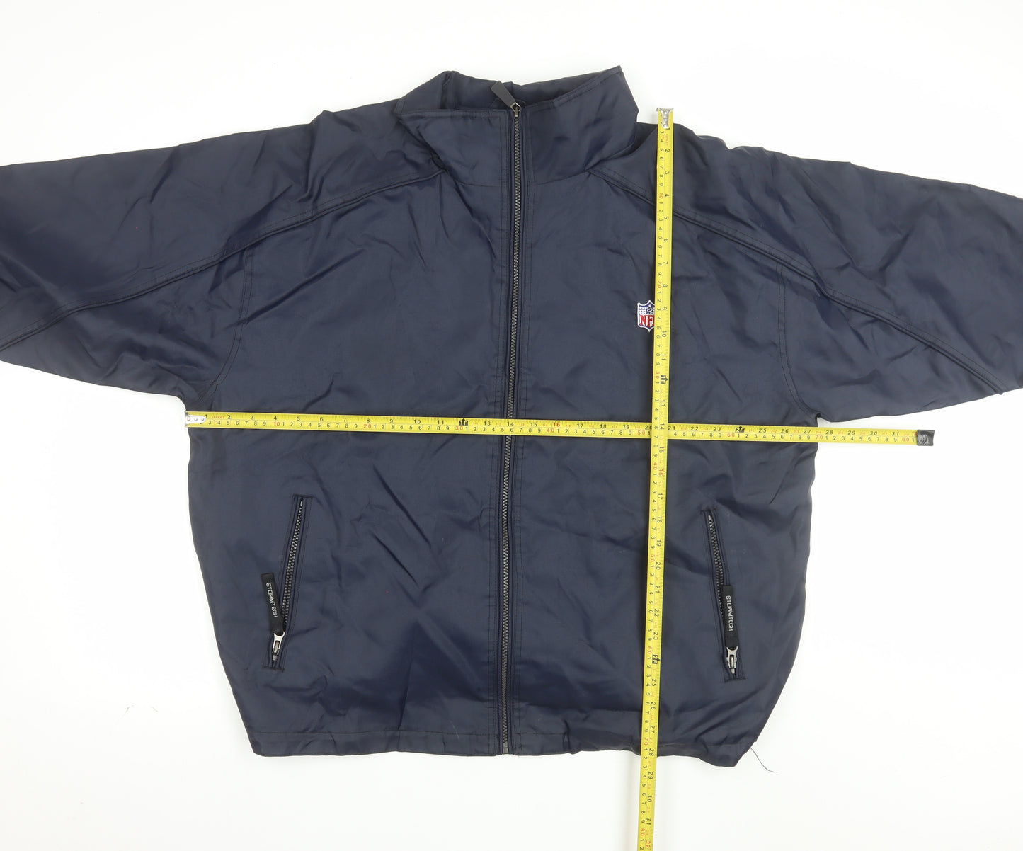 Stormtech Men's Navy XL Nylon Windbreaker Jacket with Pockets
