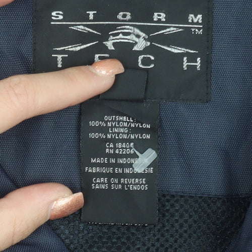 Stormtech Men's Navy XL Nylon Windbreaker Jacket with Pockets