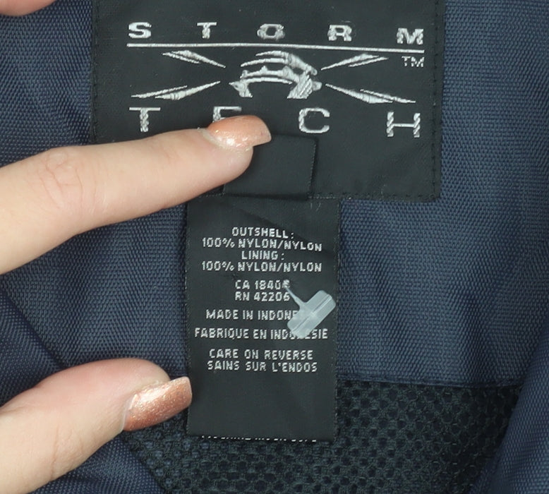 Stormtech Men's Navy XL Nylon Windbreaker Jacket with Pockets