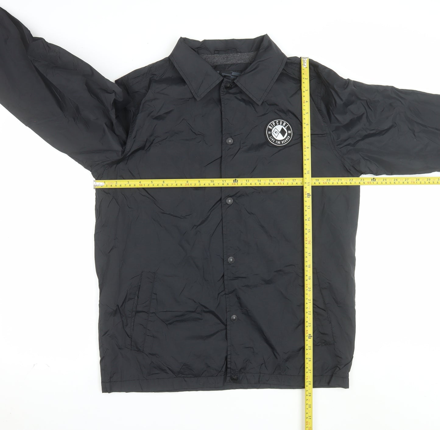 Rip Curl Men's Black L Coach Style Lightweight Jacket
