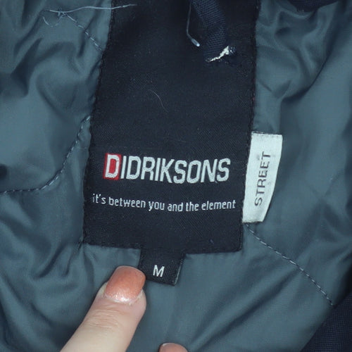 Didriksons Men Blue Waterproof Parka Jacket M Regular Fit Winter Coat