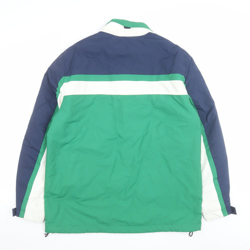 Brooks Brothers Men's Green Puffer Jacket M Nylon Water Resistant