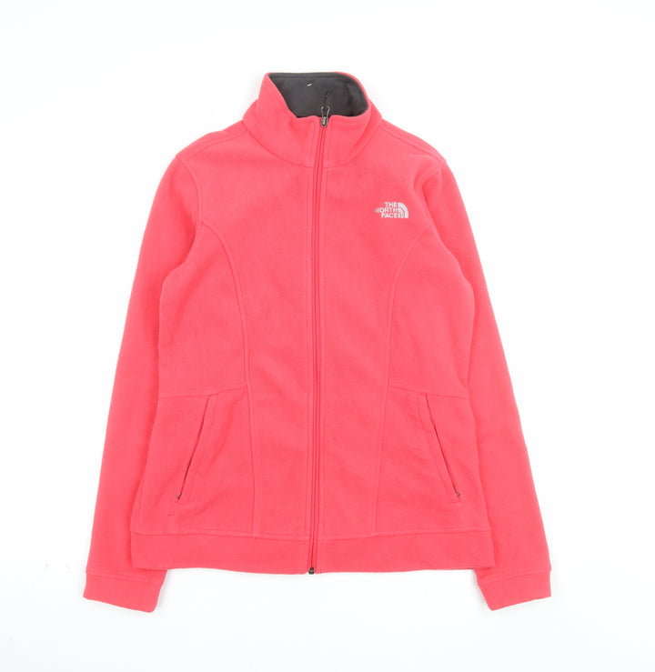 The North Face Womens Pink Full Zip Fleece Sweatshirt Size M