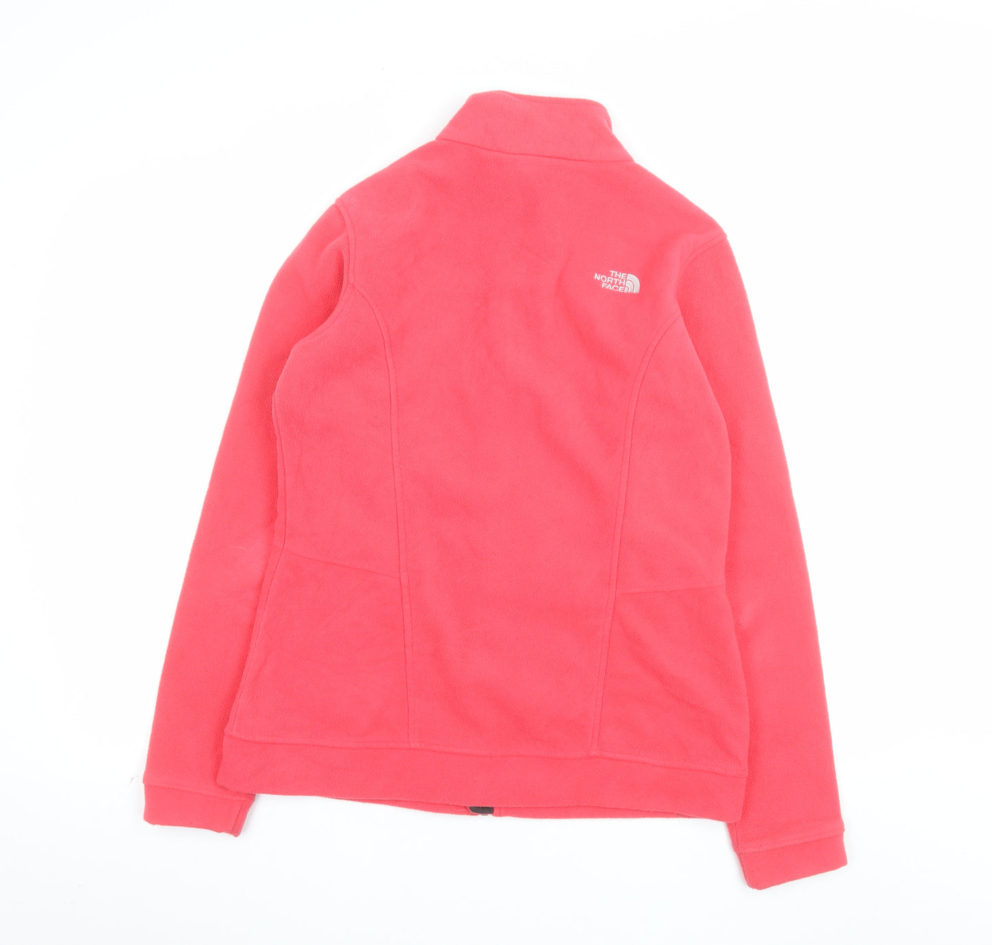 The North Face Womens Pink Full Zip Fleece Sweatshirt Size M