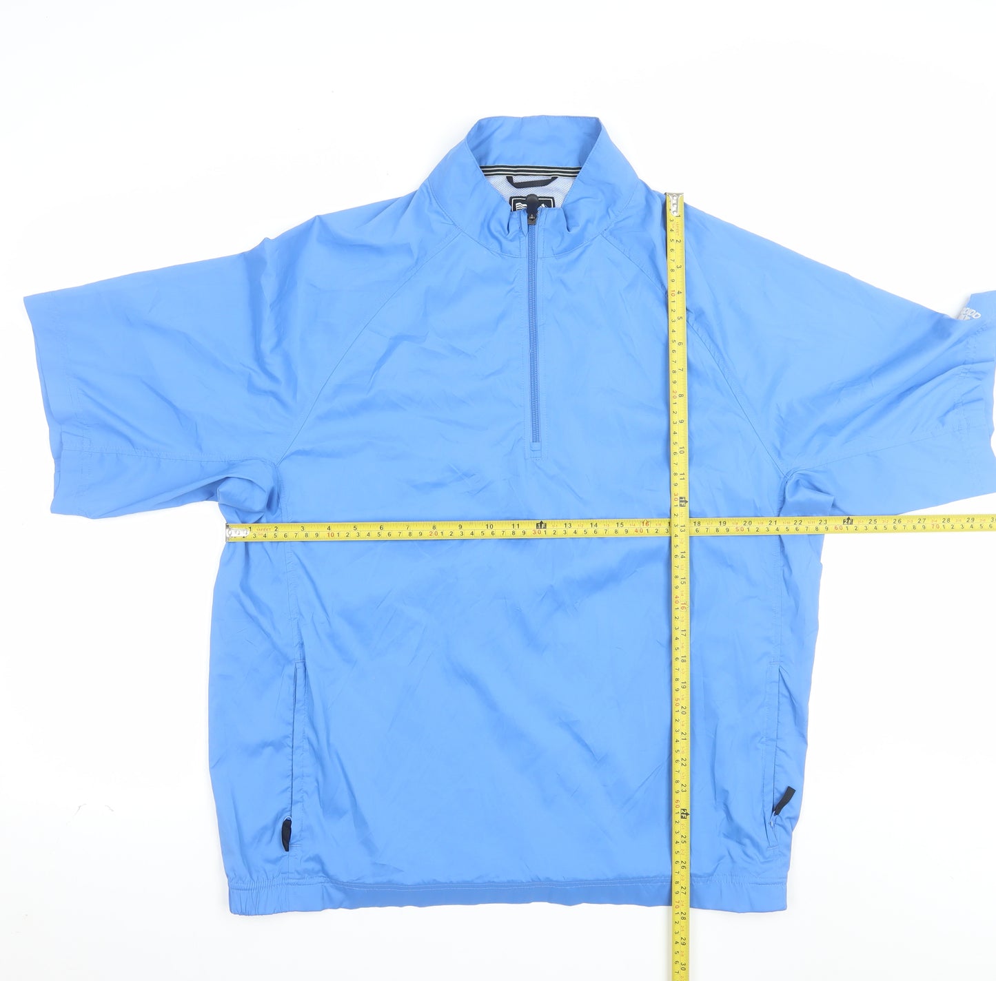 Adidas Men's Blue L 1/4 Zip Golf Pullover Top