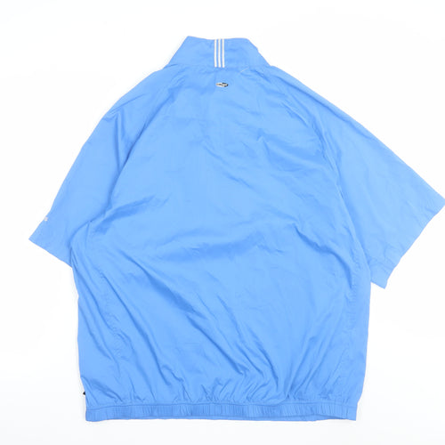 Adidas Men's Blue L 1/4 Zip Golf Pullover Top