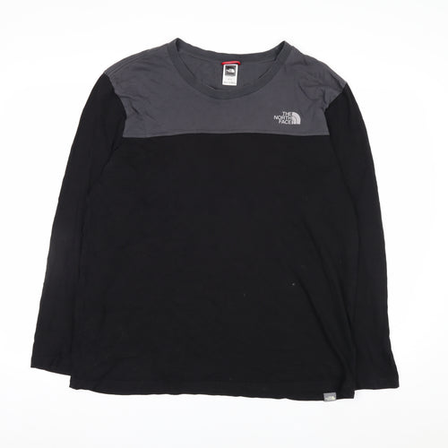 The North Face Men’s Black XL Long Sleeve Cotton Crew Casual Top