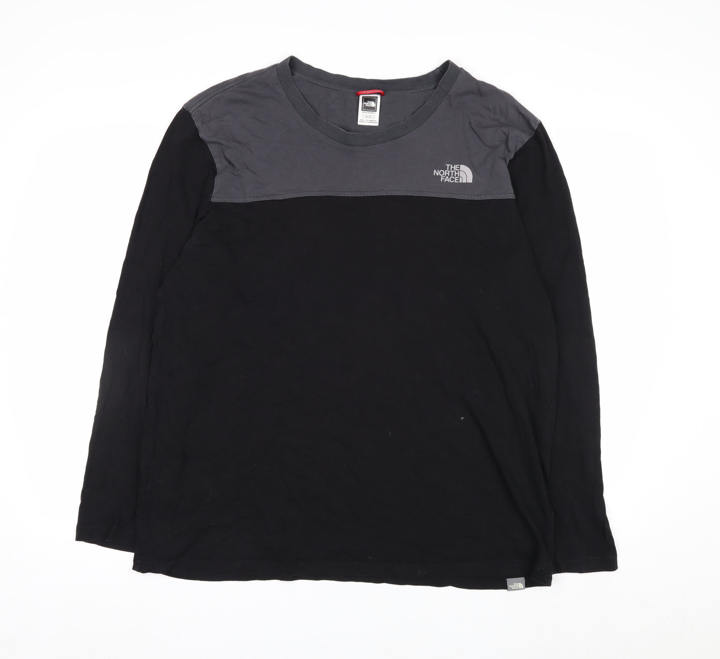 The North Face Men’s Black XL Long Sleeve Cotton Crew Casual Top