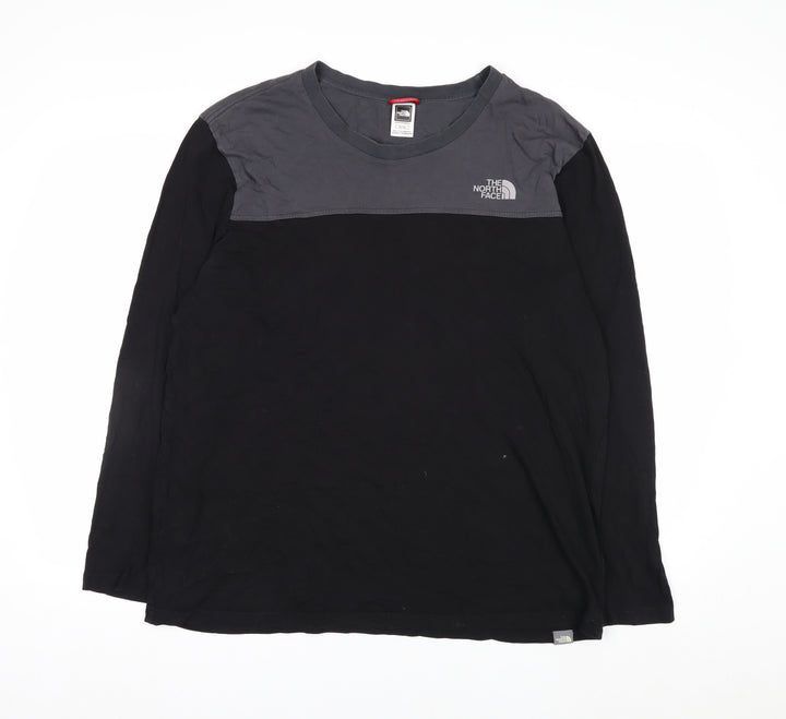 The North Face Men’s Black XL Long Sleeve Cotton Crew Casual Top