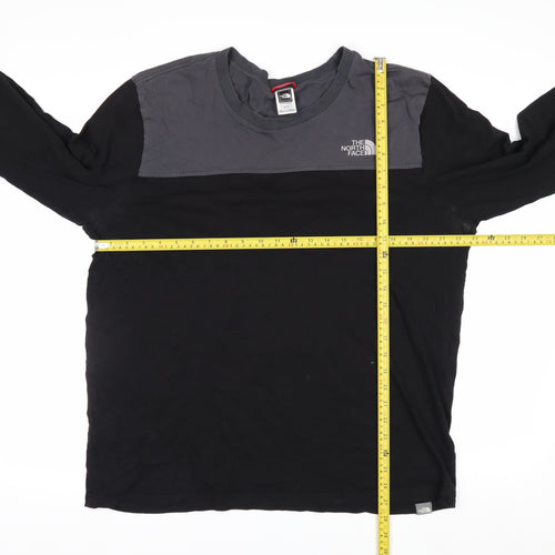 The North Face Men’s Black XL Long Sleeve Cotton Crew Casual Top