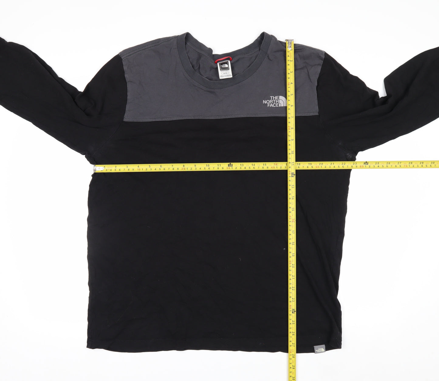 The North Face Men’s Black XL Long Sleeve Cotton Crew Casual Top