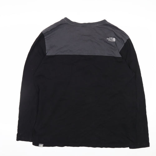 The North Face Men’s Black XL Long Sleeve Cotton Crew Casual Top
