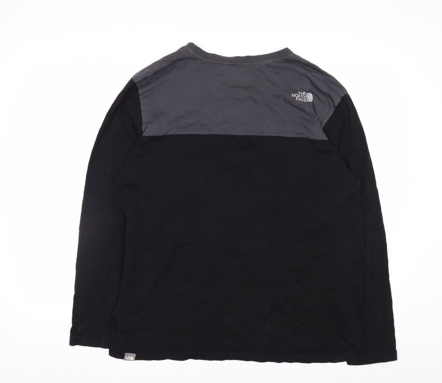 The North Face Men’s Black XL Long Sleeve Cotton Crew Casual Top
