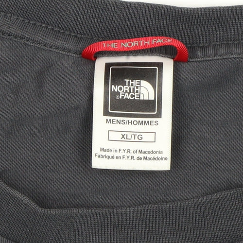 The North Face Men’s Black XL Long Sleeve Cotton Crew Casual Top