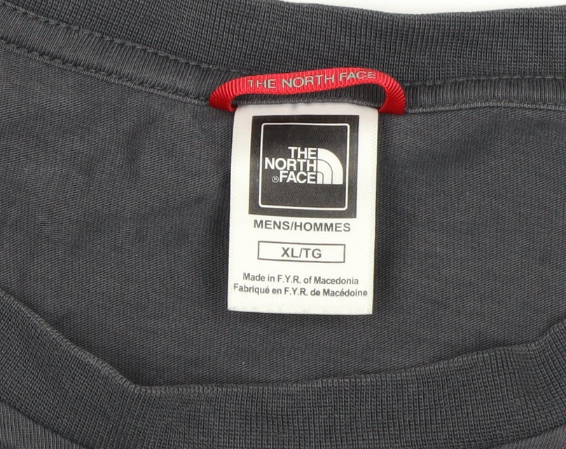 The North Face Men’s Black XL Long Sleeve Cotton Crew Casual Top