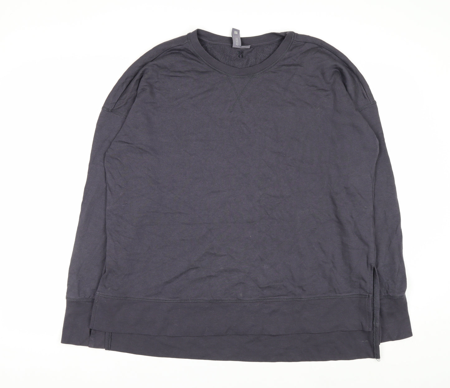 Sweaty Betty Women Black Long Sleeve Pullover Sweatshirt L