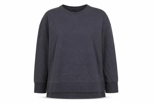 Front view of Sweaty Betty Women Black Long Sleeve Pullover Sweatshirt L