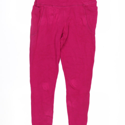 Sney Women’s Pink High Rise Ankle Leggings Size C Viscose Blend