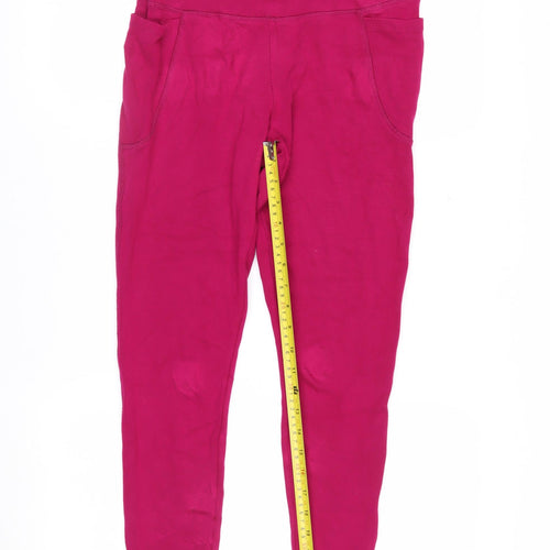 Sney Women’s Pink High Rise Ankle Leggings Size C Viscose Blend