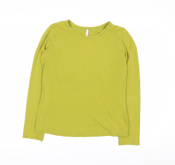 Next Women’s Green Long Sleeve Cotton T-Shirt Size 14