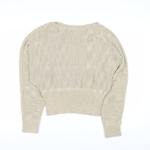 Marks and Spencer Women’s Beige Lightweight Knit Jumper Size S