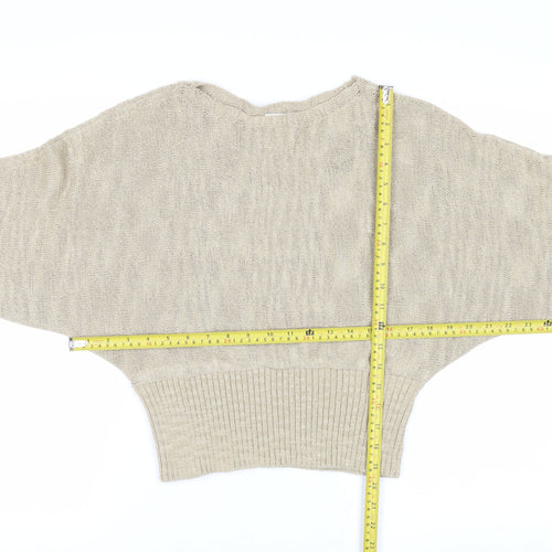 Marks and Spencer Women’s Beige Lightweight Knit Jumper Size S