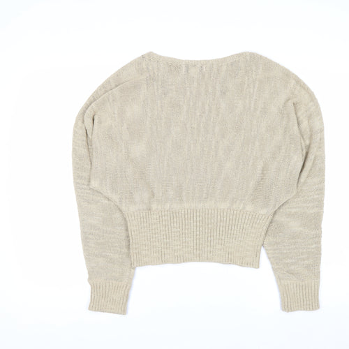 Marks and Spencer Women’s Beige Lightweight Knit Jumper Size S