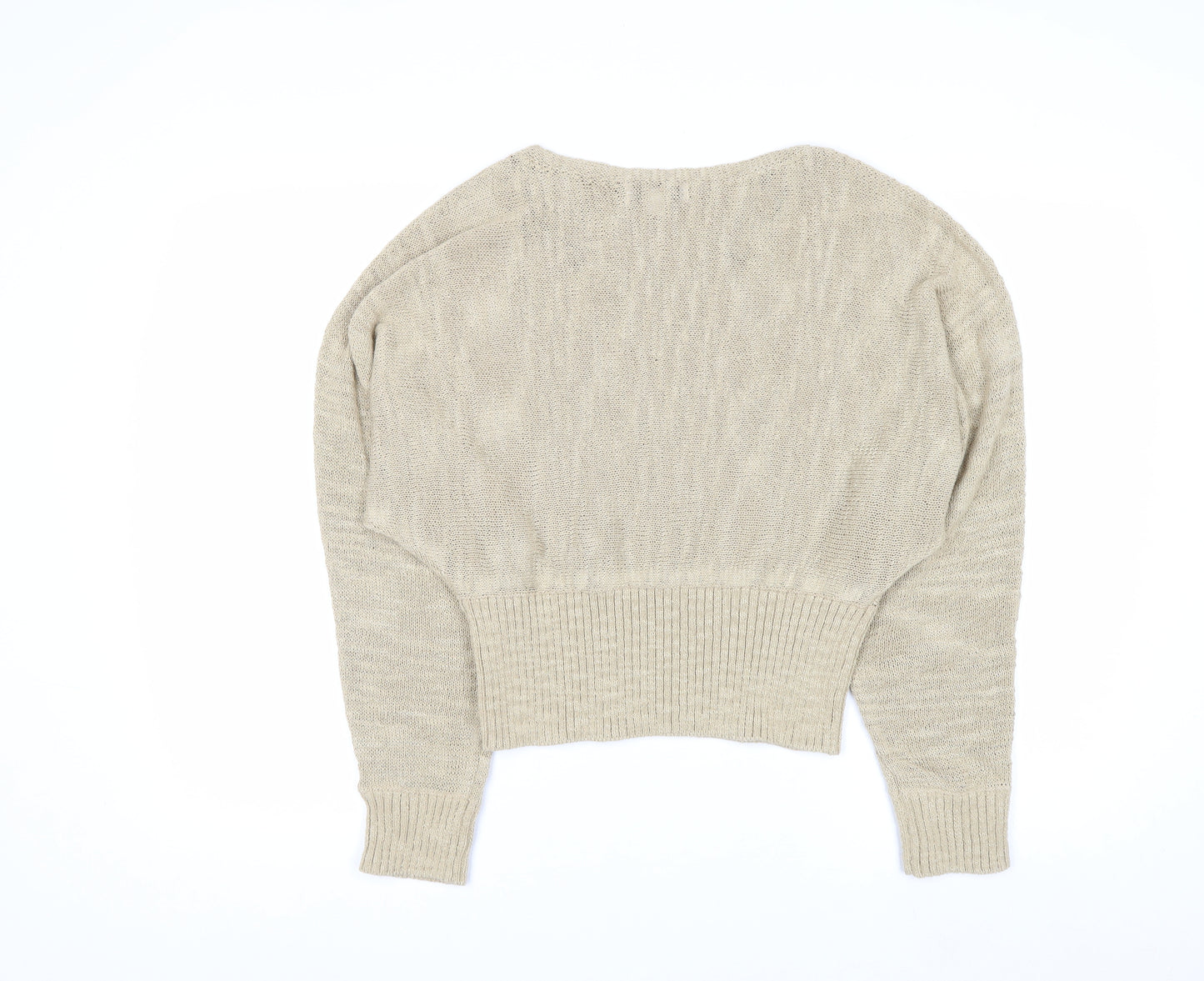 Marks and Spencer Women’s Beige Lightweight Knit Jumper Size S