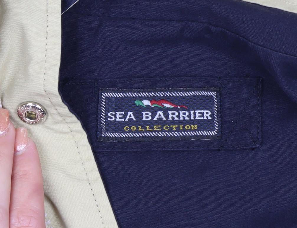 Sea Barrier Men's Beige Water Resistant L Jacket