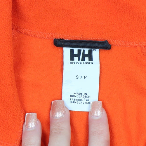 Helly Hansen Men's Orange Fleece 1/2 Zip Pullover Sweatshirt S