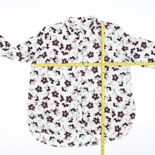 Next Women's Multicoloured Floral Button-Up Shirt Size 20