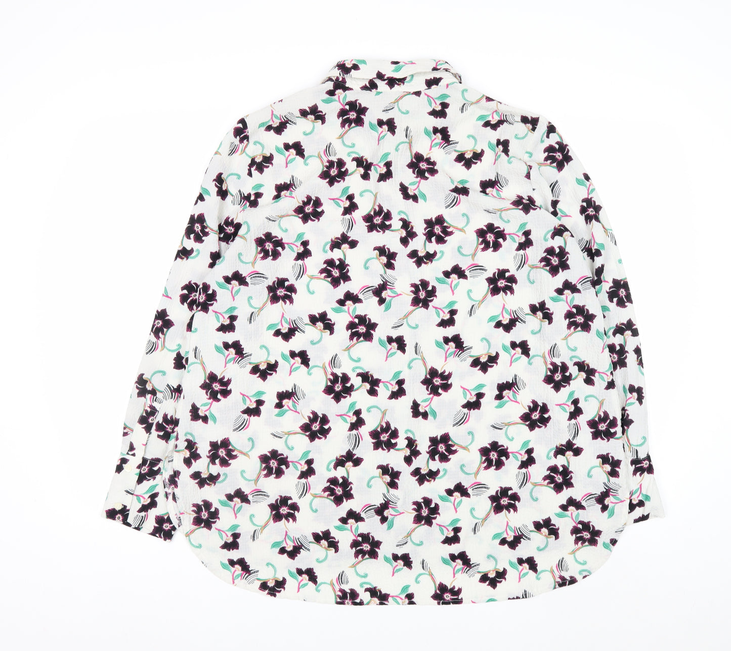 Next Women's Multicoloured Floral Button-Up Shirt Size 20