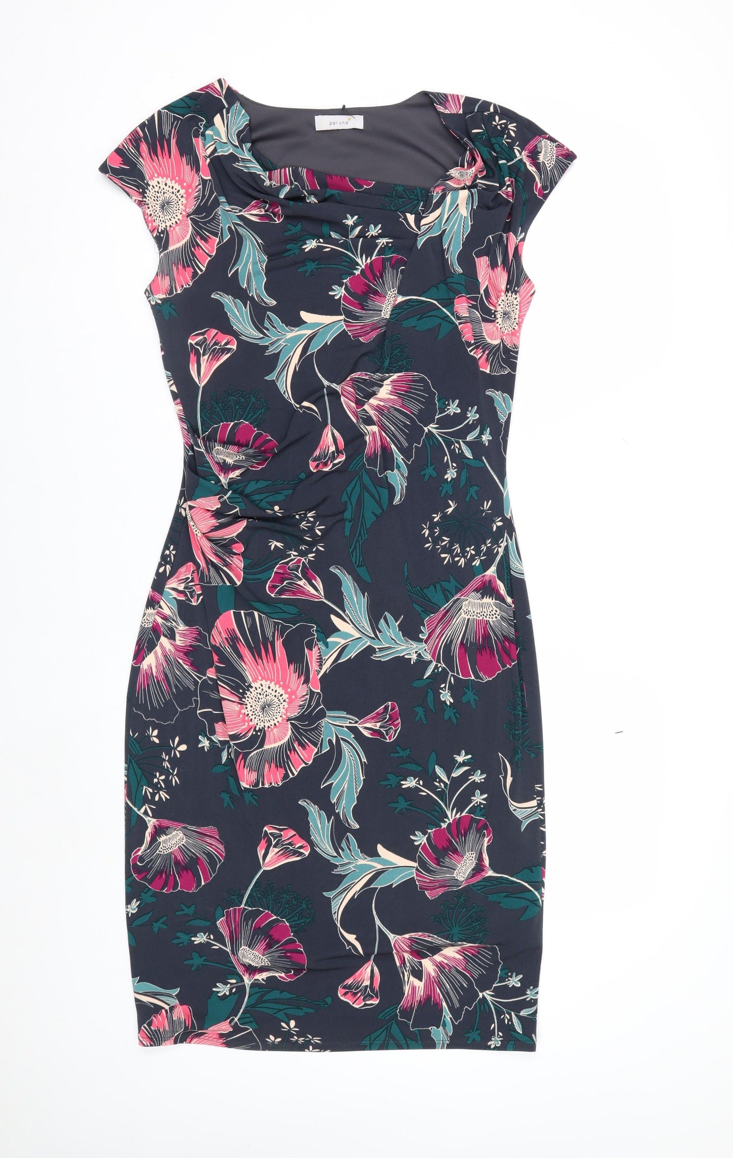 Marks and Spencer Per Una Women’s Multicoloured Floral Bodycon Dress Size 10