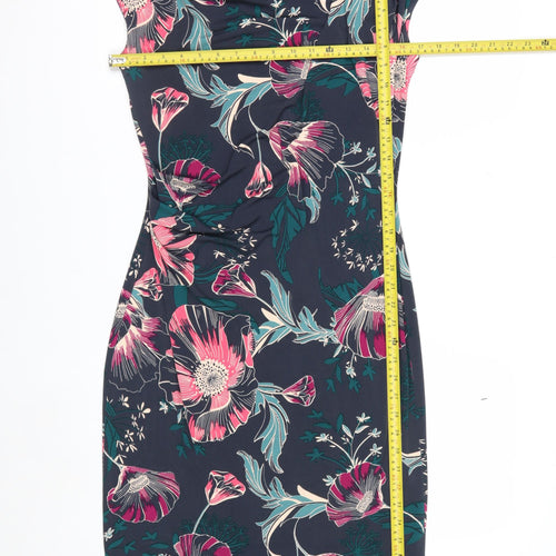 Marks and Spencer Per Una Women’s Multicoloured Floral Bodycon Dress Size 10