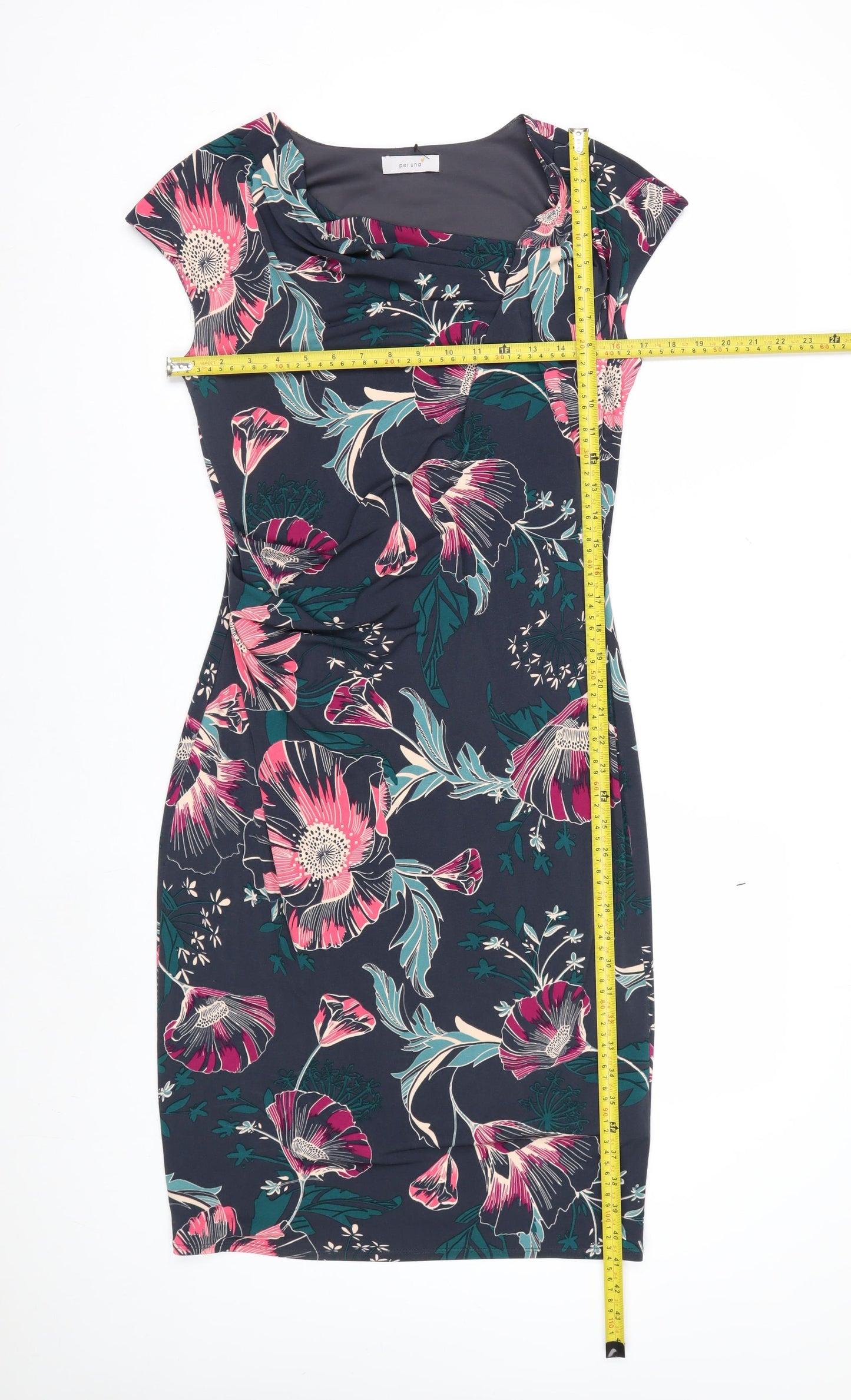 Marks and Spencer Per Una Women’s Multicoloured Floral Bodycon Dress Size 10