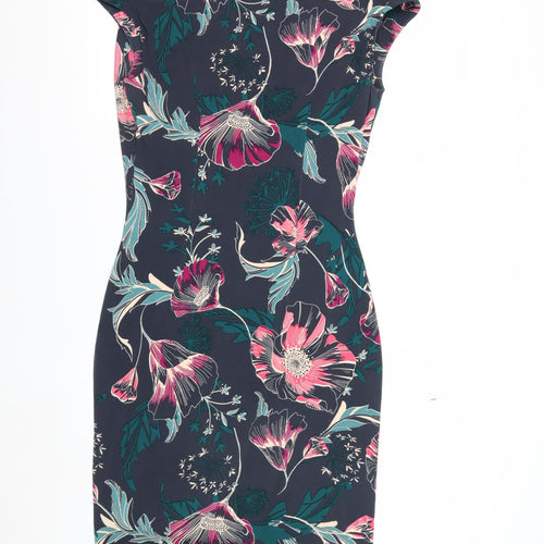 Marks and Spencer Per Una Women’s Multicoloured Floral Bodycon Dress Size 10