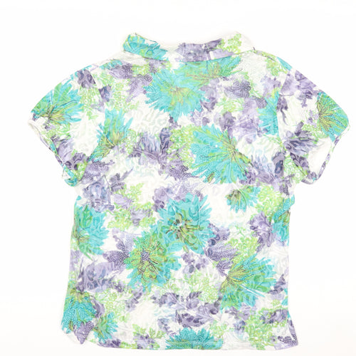 Marks and Spencer Per Una Women's Multicoloured Floral Blouse Size 18