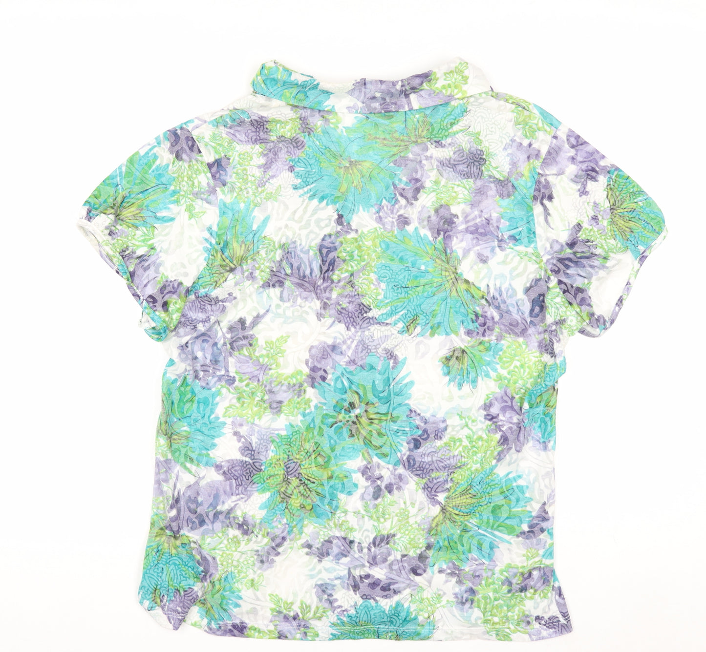Marks and Spencer Per Una Women's Multicoloured Floral Blouse Size 18