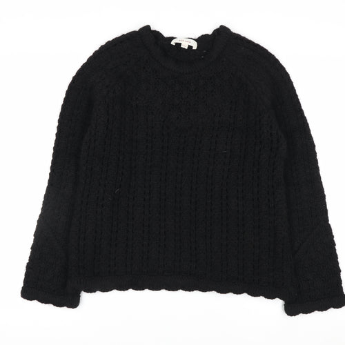 Marks and Spencer Per Una Women’s Black Chunky Knit Jumper Size S