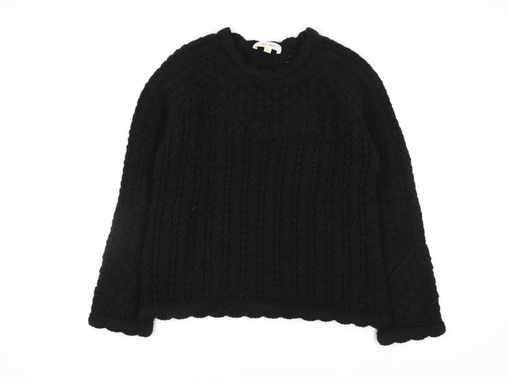 Marks and Spencer Per Una Women’s Black Chunky Knit Jumper Size S
