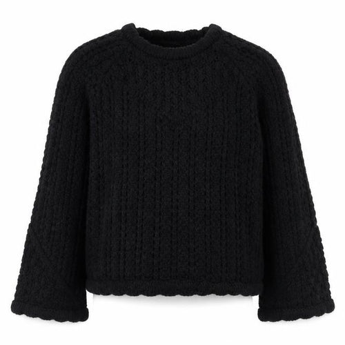 Marks and Spencer Per Una Women’s Black Chunky Knit Jumper Size S