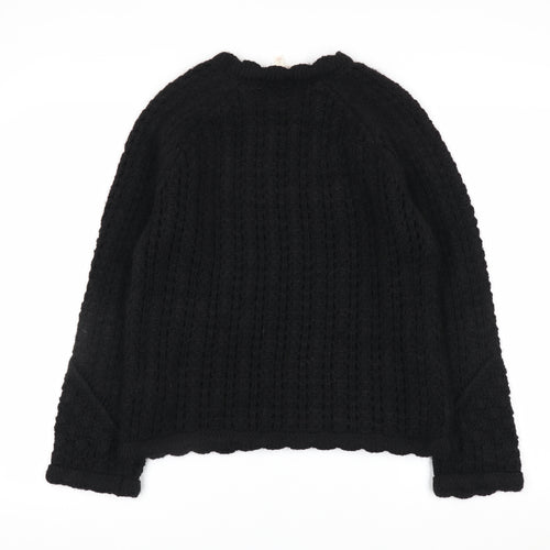 Marks and Spencer Per Una Women’s Black Chunky Knit Jumper Size S