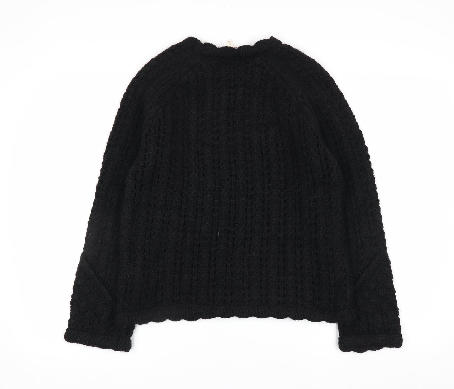 Marks and Spencer Per Una Women’s Black Chunky Knit Jumper Size S