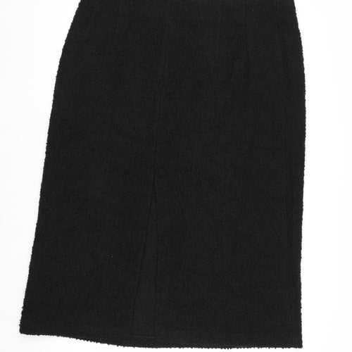 Marks and Spencer Womens Black Knee Length Pencil Skirt Size 20