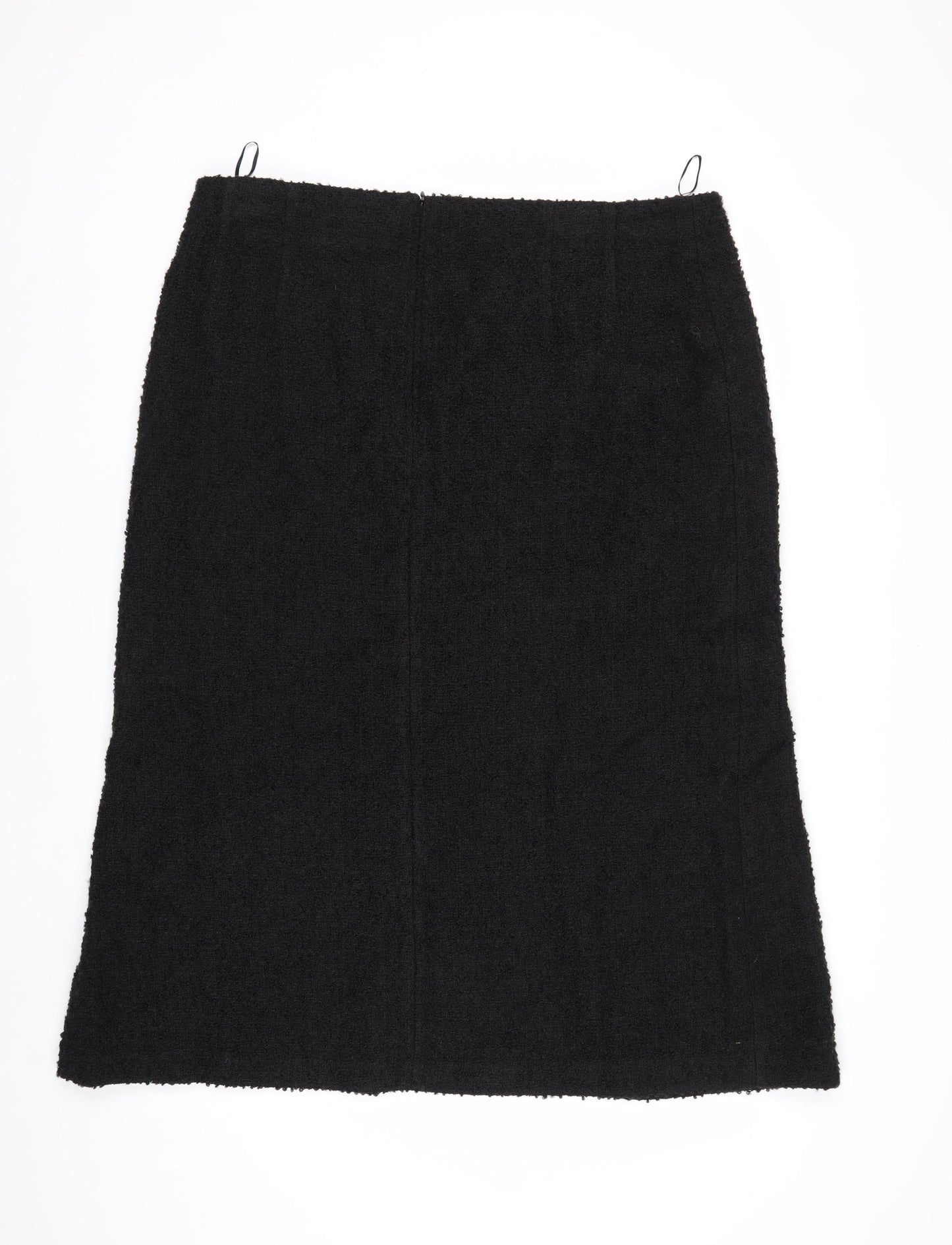 Marks and Spencer Womens Black Knee Length Pencil Skirt Size 20