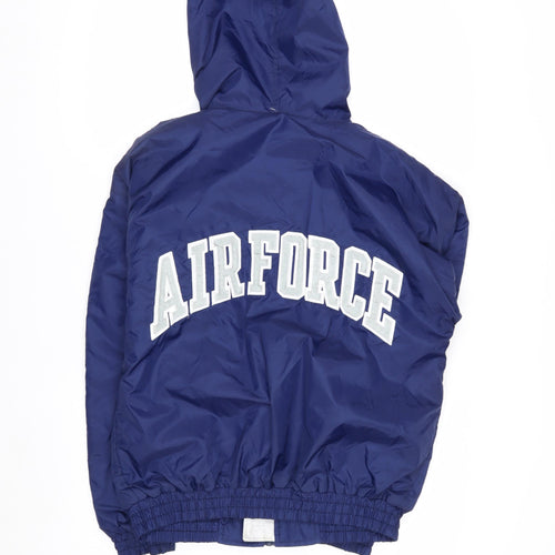 Gear For Sports Men Blue Hooded Windbreaker Jacket S